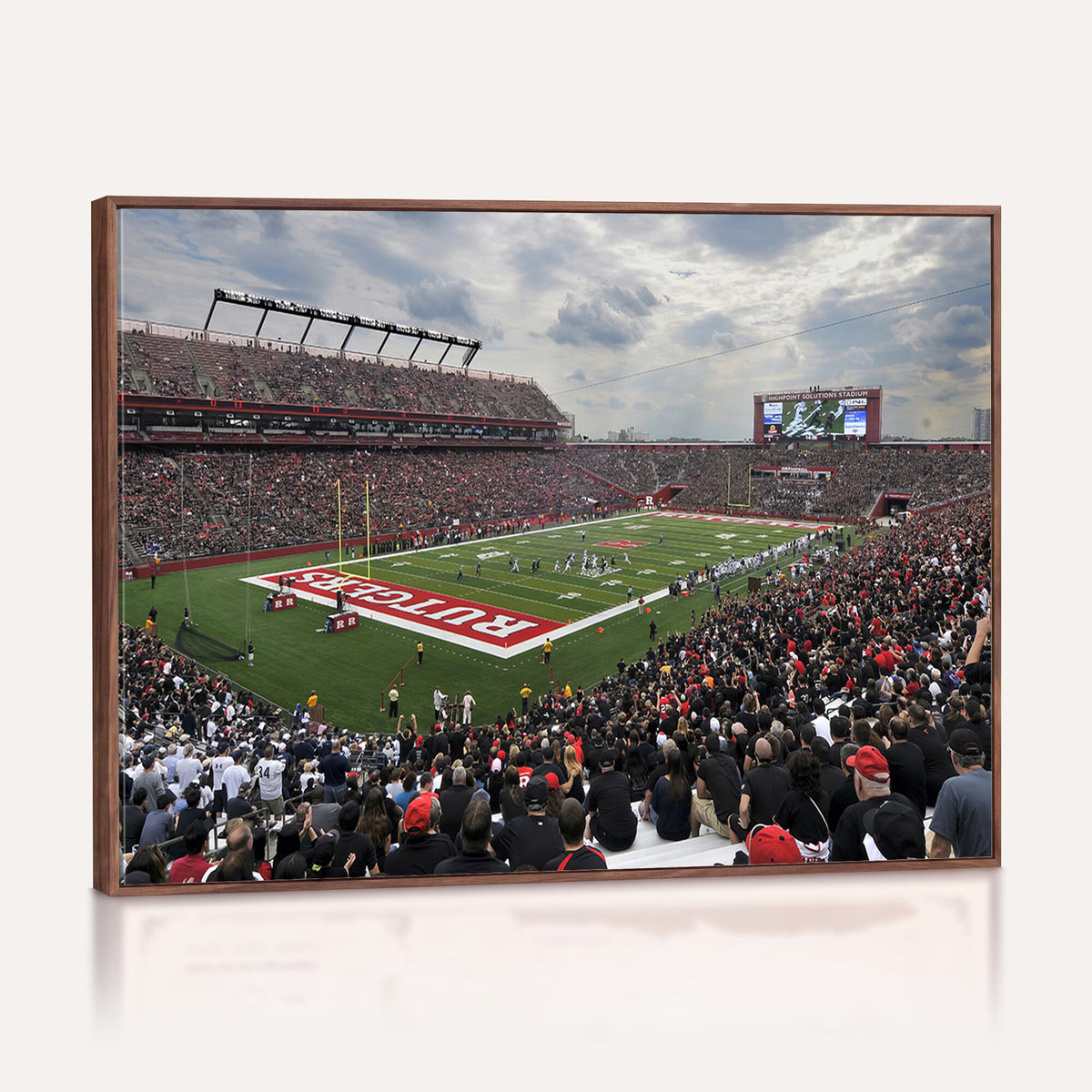 66777-MGV-CV-36X24 - Rutgers Scarlet Knights Football Team Print, SHI Stadium
