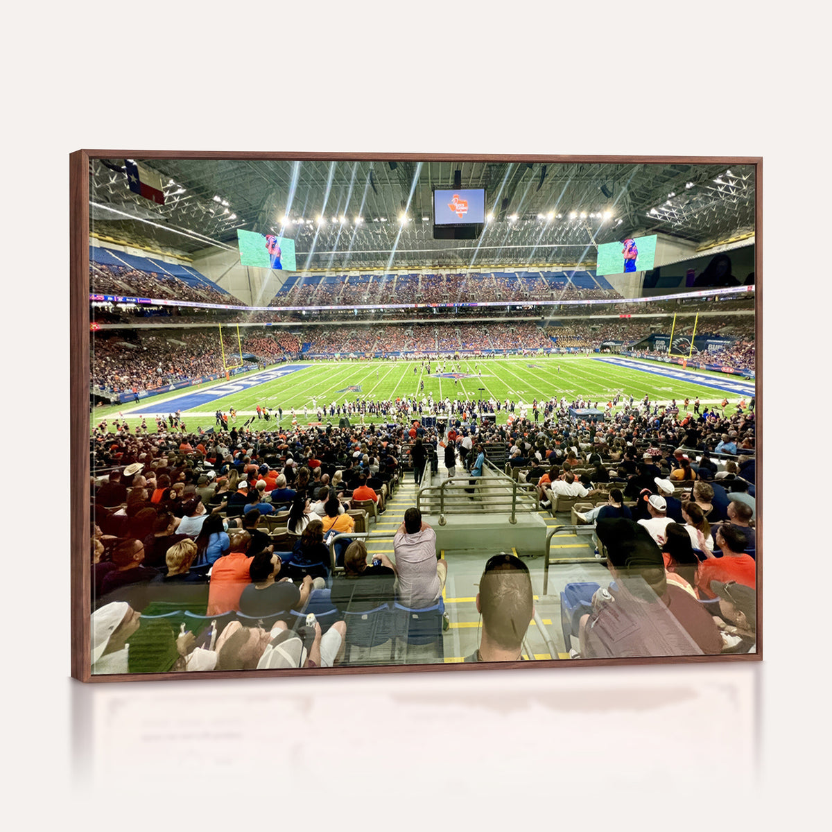 57279-MGV-CV-36X24 - The University of Texas at San Antonio Roadrunners Football Team Print, Home Bar Wall Decor