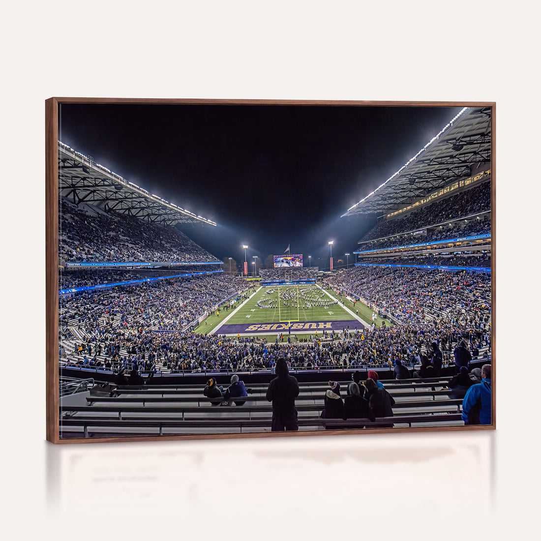 The University of Washington Huskies Football Team Print, Extra Large Game Room Wall Decor