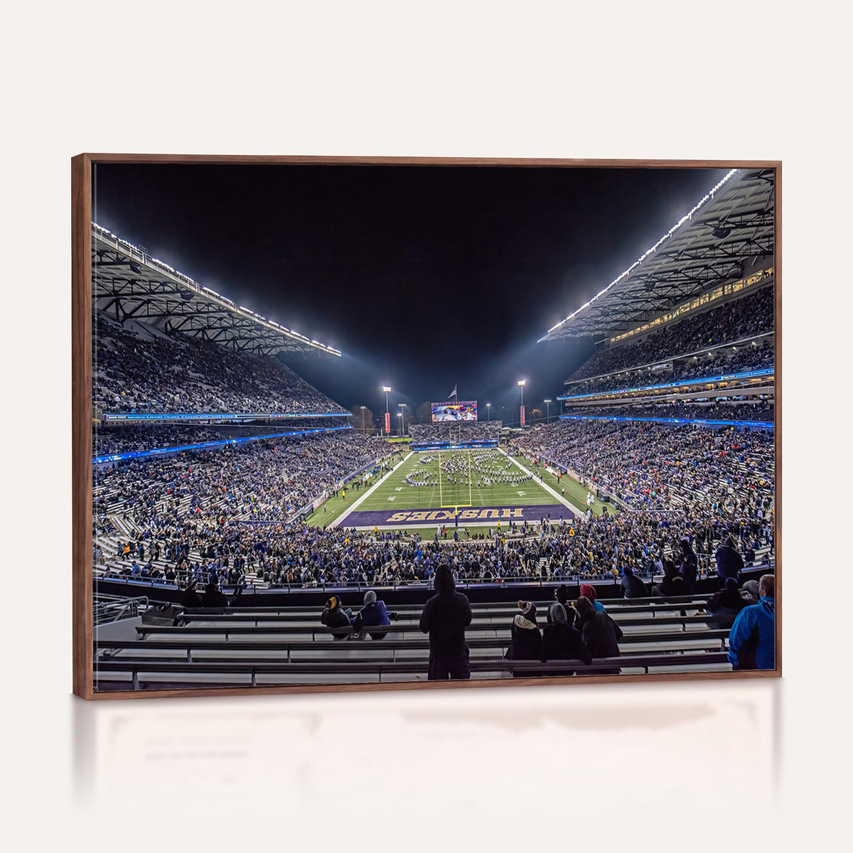 85780-MGV-CV-36X24 - The University of Washington Huskies Football Team Print, Extra Large Game Room Wall Decor