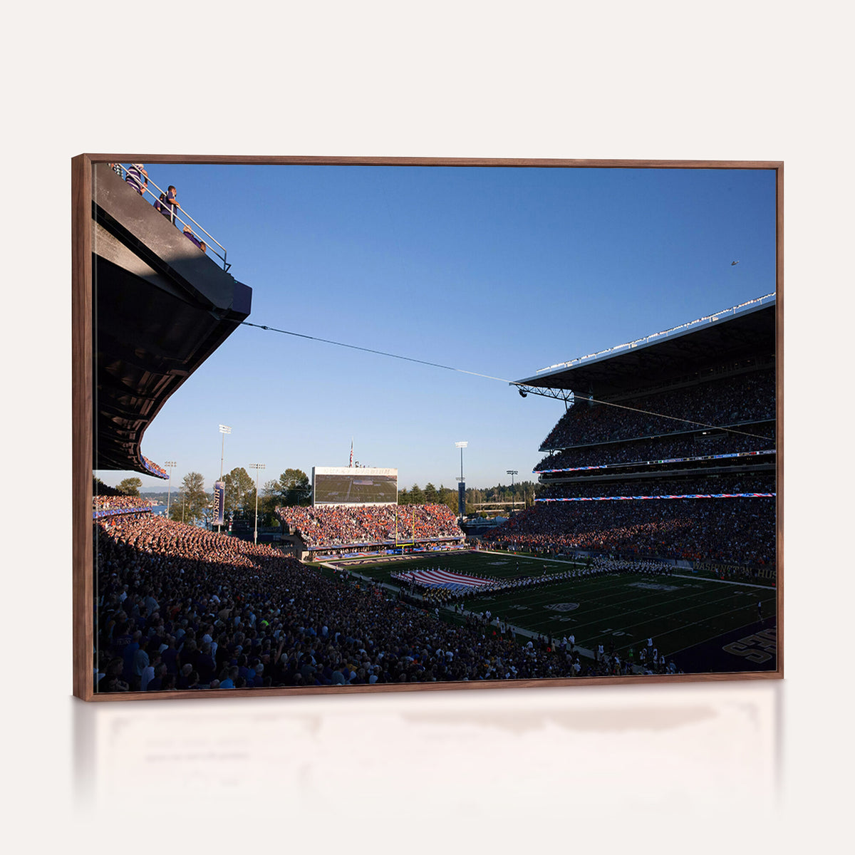 55028-MGV-CV-36X24 - The University of Washington Huskies Football Team Print