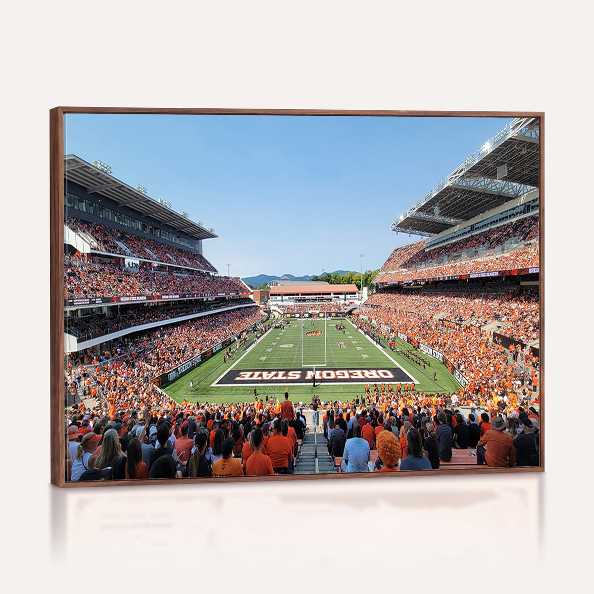 35211-MGV-CV-36X24 - Oregon State Beavers Football Team Print, Corvallis Reser, Extra Large Game Room Wall Decor