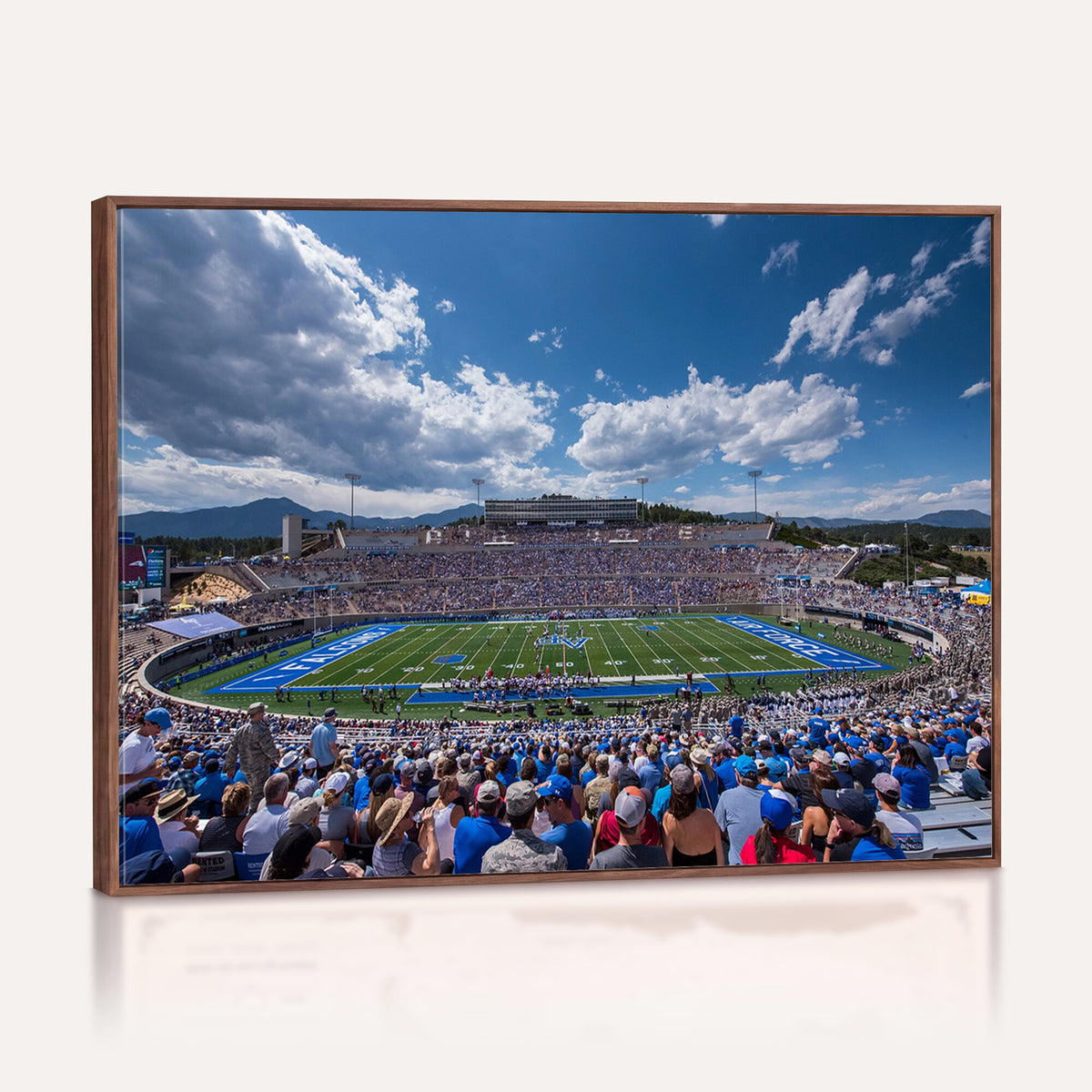59281-MGV-CV-36X24 - Air Force Falcons Football Team Print, Colorado Springs