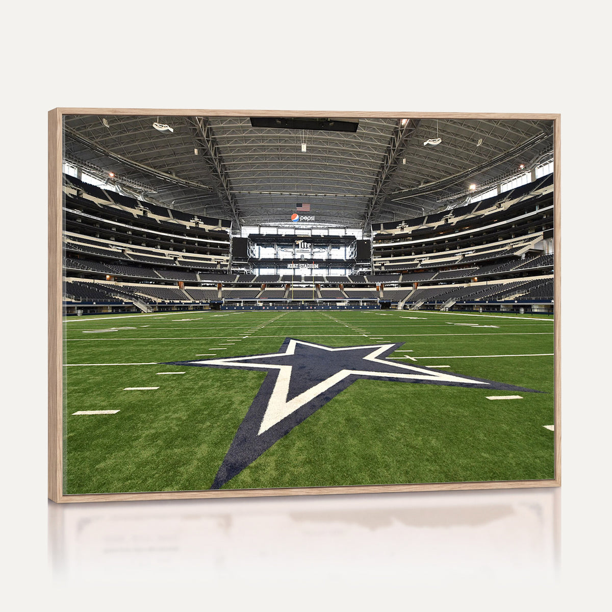 14834-MGV-CV-36X24 - Dallas Cowboys Football Team Print - Arlington AT&T Stadium