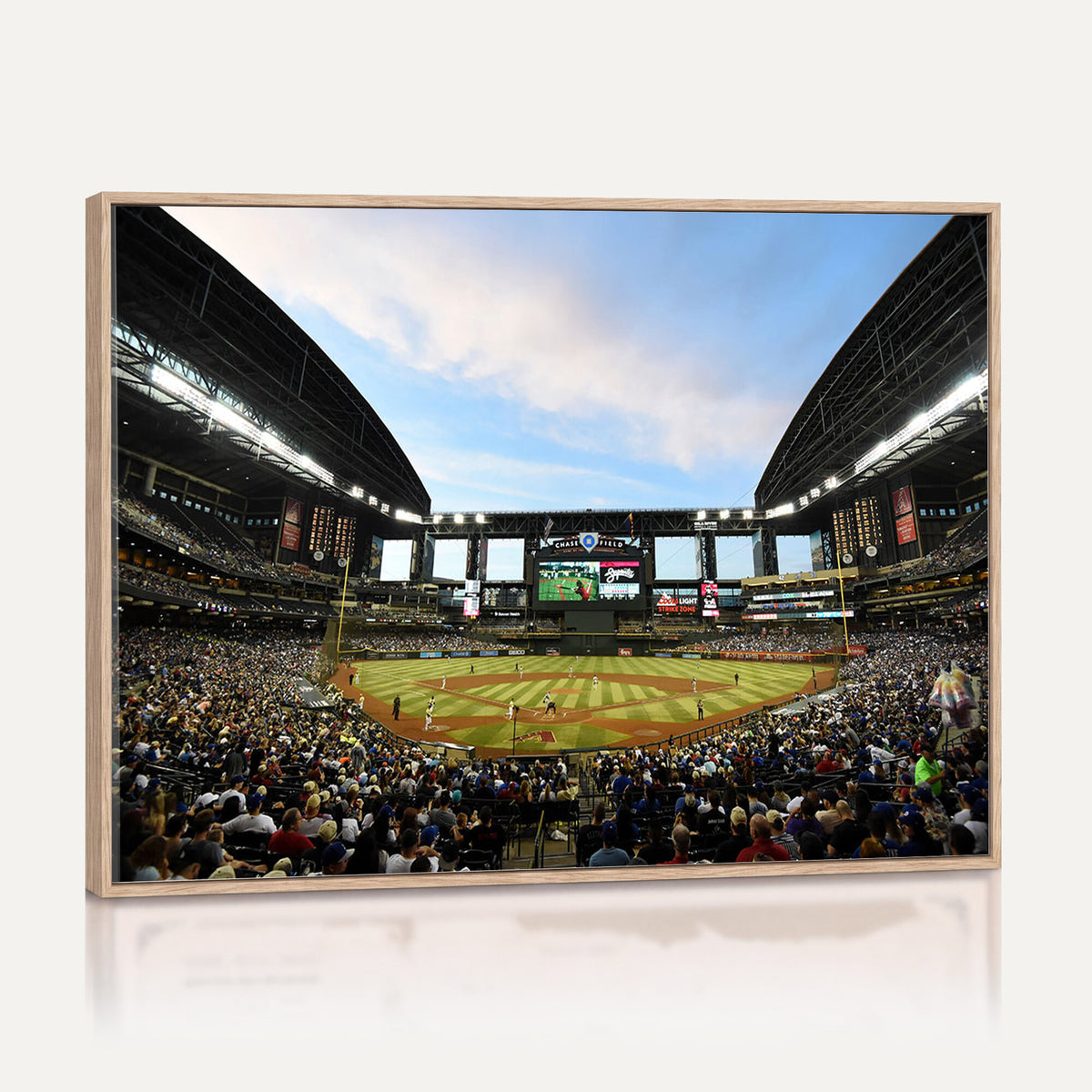 92672-MGV-CV-36X24 - Arizona Diamondbacks Team Print - Phoenix Chase Field