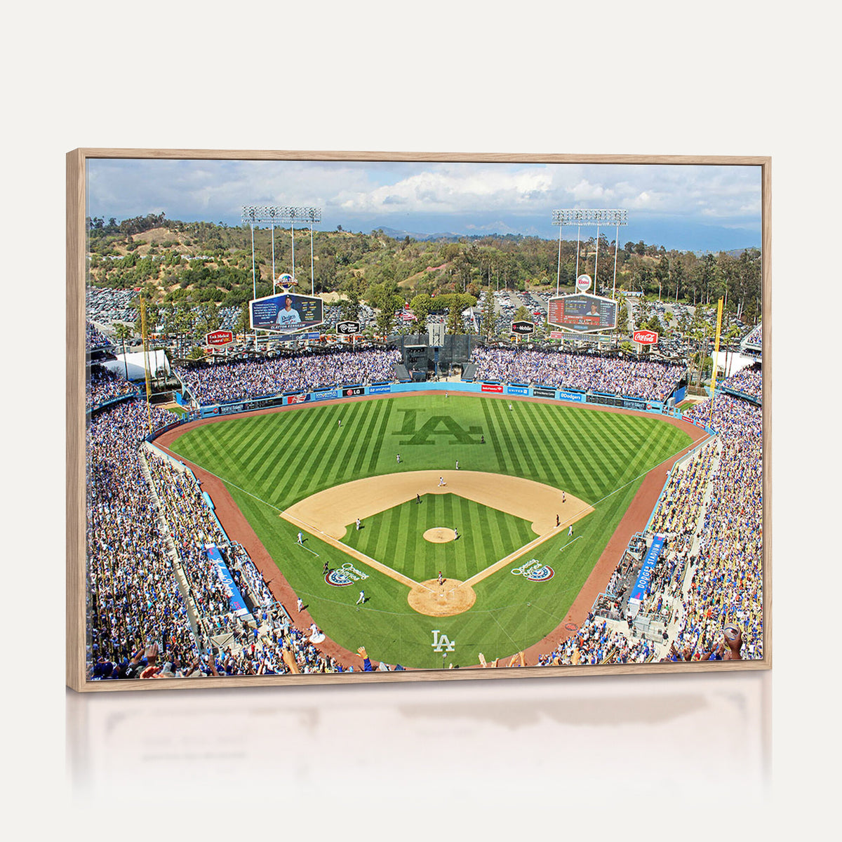 34760-MGV-CV-36X24 - Citi Field Wall Art Print | 3-Panel New York Mets Baseball Stadium Canvas Print