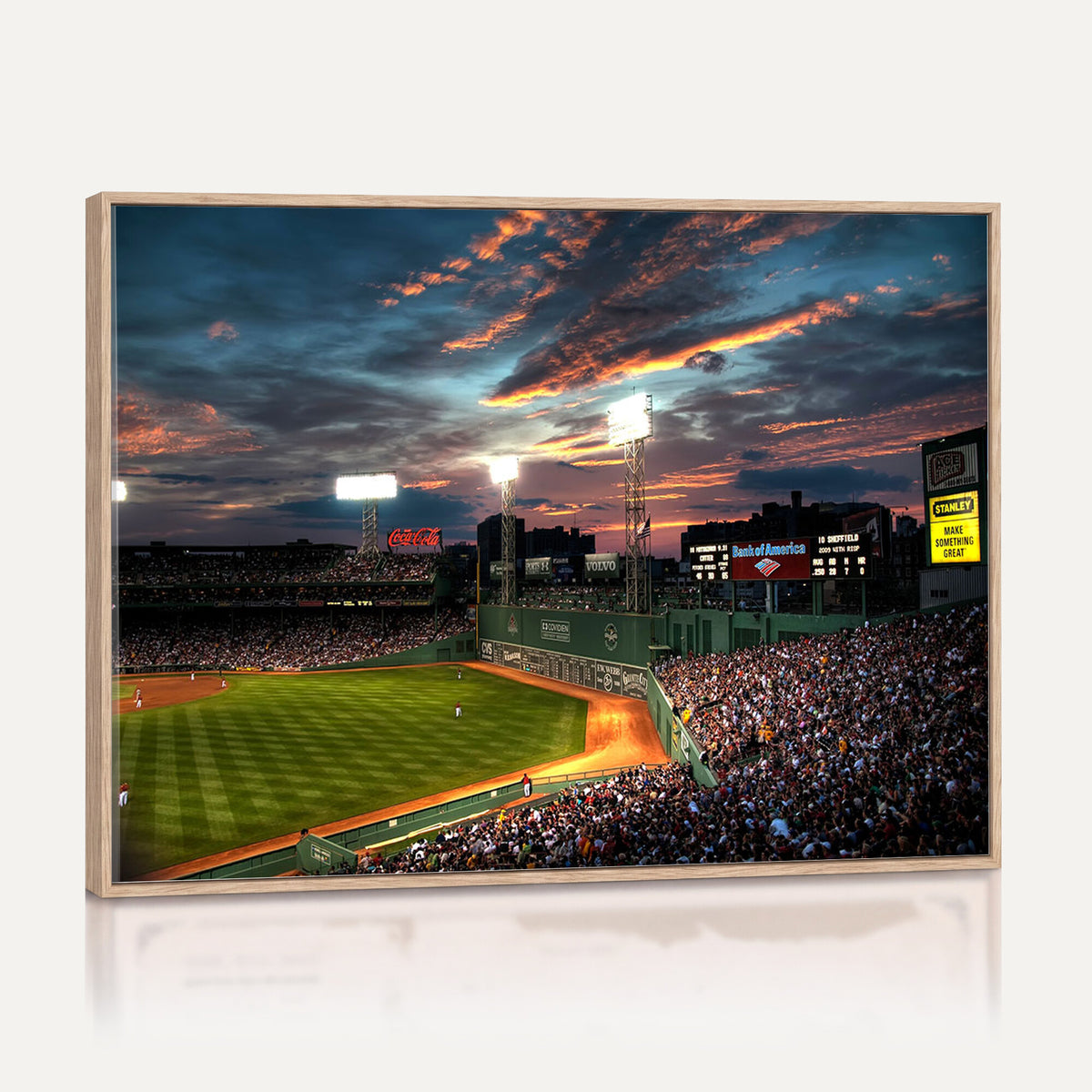 66781-MGV-CV-36X24 - Fenway Park Boston Massachusetts Stadium Wall Art Canvas Print