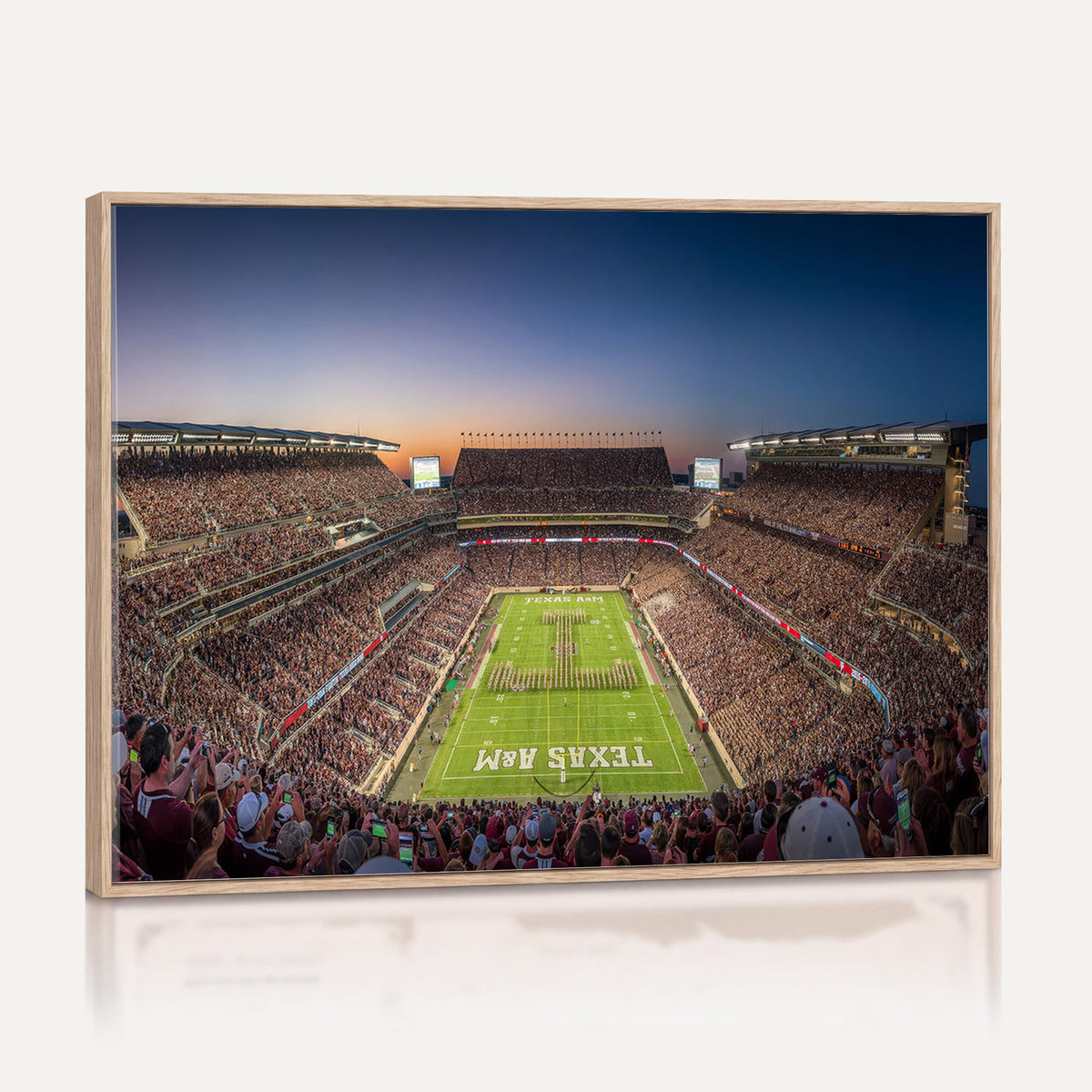 17421-MGV-CV-36X24 - Kyle Field Wall Art Print | Large Texas A&M Aggies Football Canvas Print for Sports Enthusiasts |