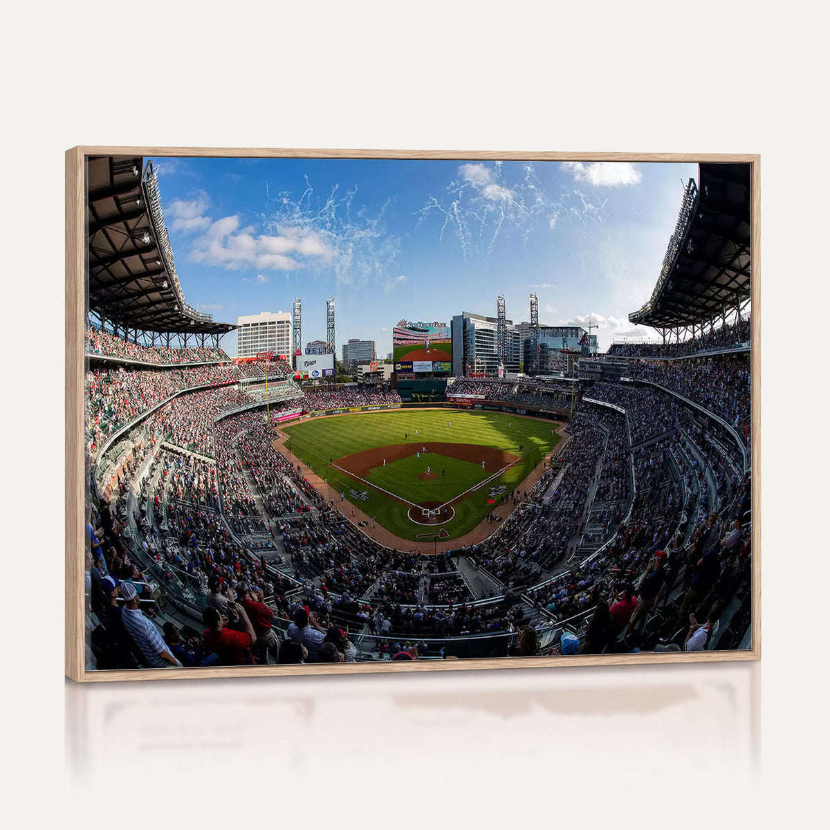 78608-MGV-CV-36X24 - Truist Park Stadium Canvas Wall Art, Atlanta Braves Game Day Decor