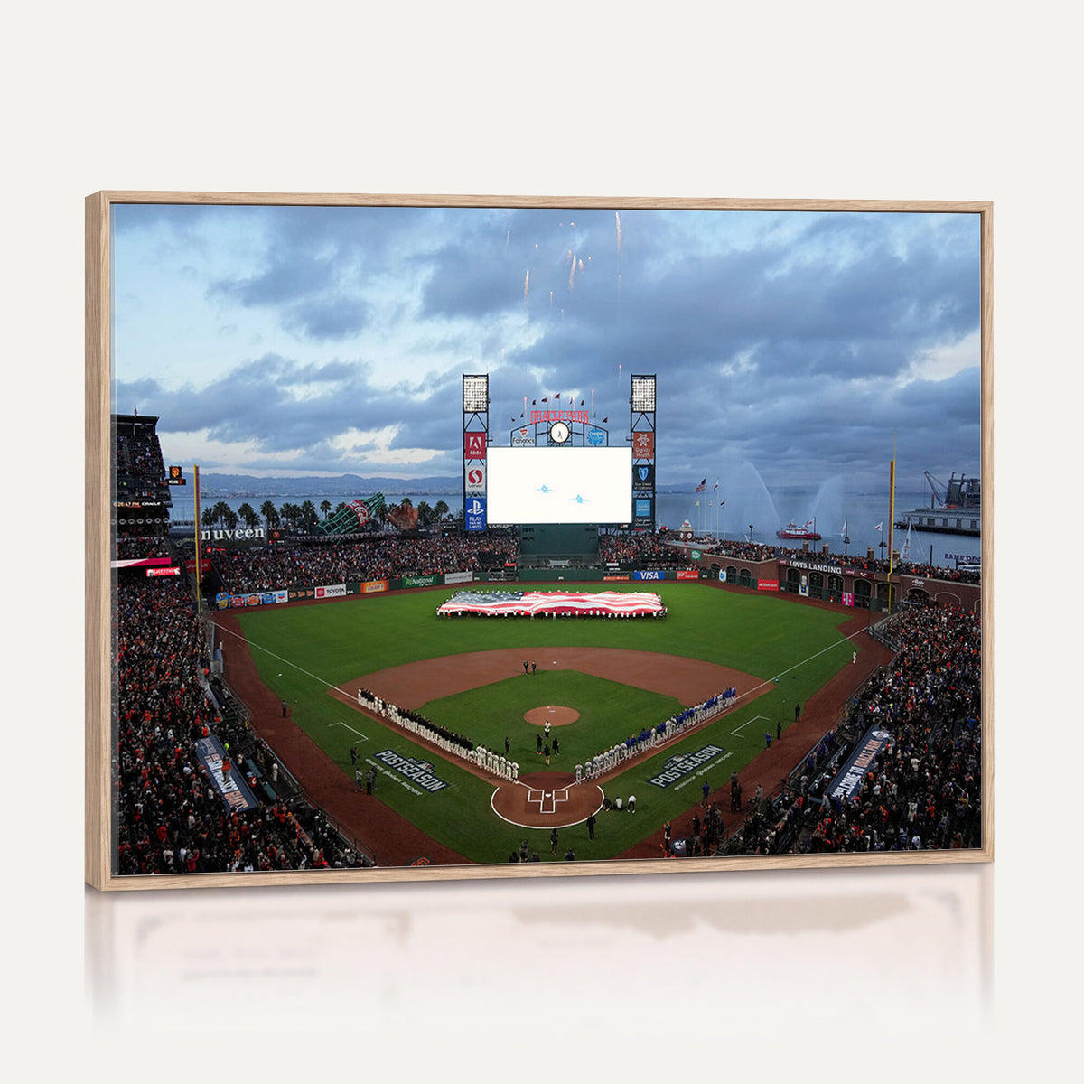 44631-MGV-CV-36X24 - Oracle Park San Francisco Giants Wall Art | Oracle Park Stadium Canvas Print