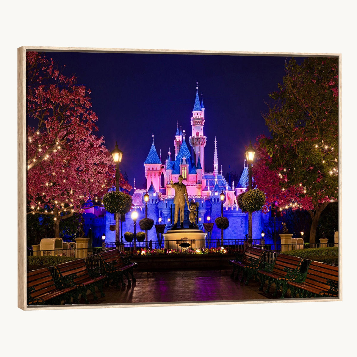 79435-MGV-CV-24X16 - Castle Large Wall Art, Disney Magic Kingdom Kids Room Decor and Christmas Gift