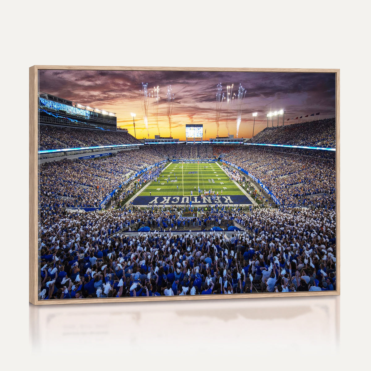 78524-MGV-CV-36X24 - Kroger Field Wall Art Print, Kentucky Stadium Wall Art
