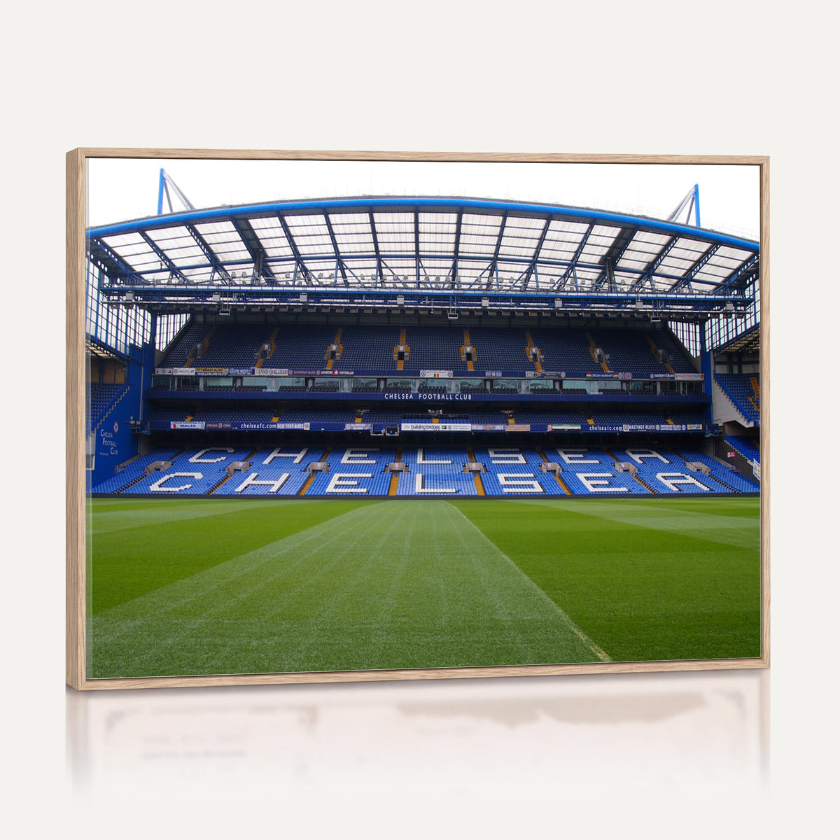 38616413CHELSA-MGV-CV-36X24 - Stamford Bridge Chelsea Football Stadium Canvas Wall Art