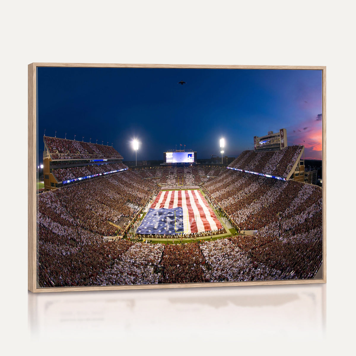 12979182-MGV-CV-36X24 - Oklahoma Sooners Memorial Stadium Wall Art Canvas Print
