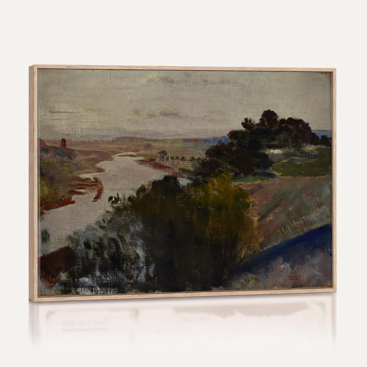 55507874-_Poster-30x20 - Jacek Malczewski Landscape at the Vistula Wall Art Canvas Print