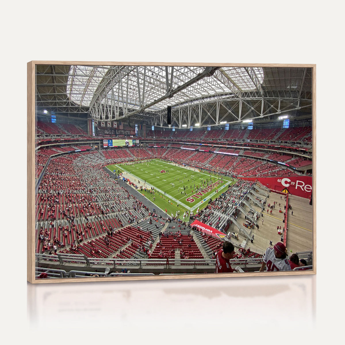30579717-MGV-CV-36X24 - State Farm Stadium Canvas Wall Art, Arizona Cardinals Football Stadium Print, Glendale NFL Arena Panorama Artwork