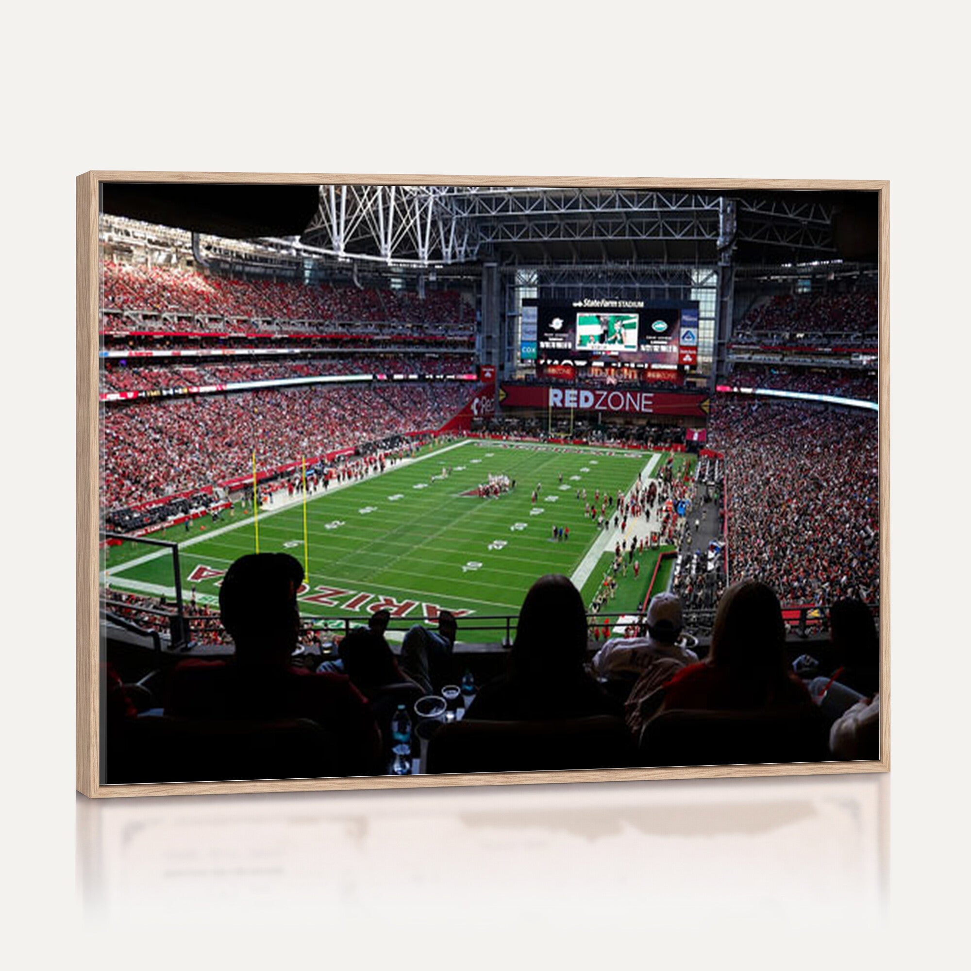84196298-MGV-CV-36X24 - State Farm Stadium Canvas Wall Art, Arizona Cardinals Football Stadium Print, Glendale NFL Arena Photography Artwork