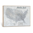66120672-MGV-CV-36X24 - Personalized America Push Pin Travel Map Canvas Wall Art for Custom Family Gift