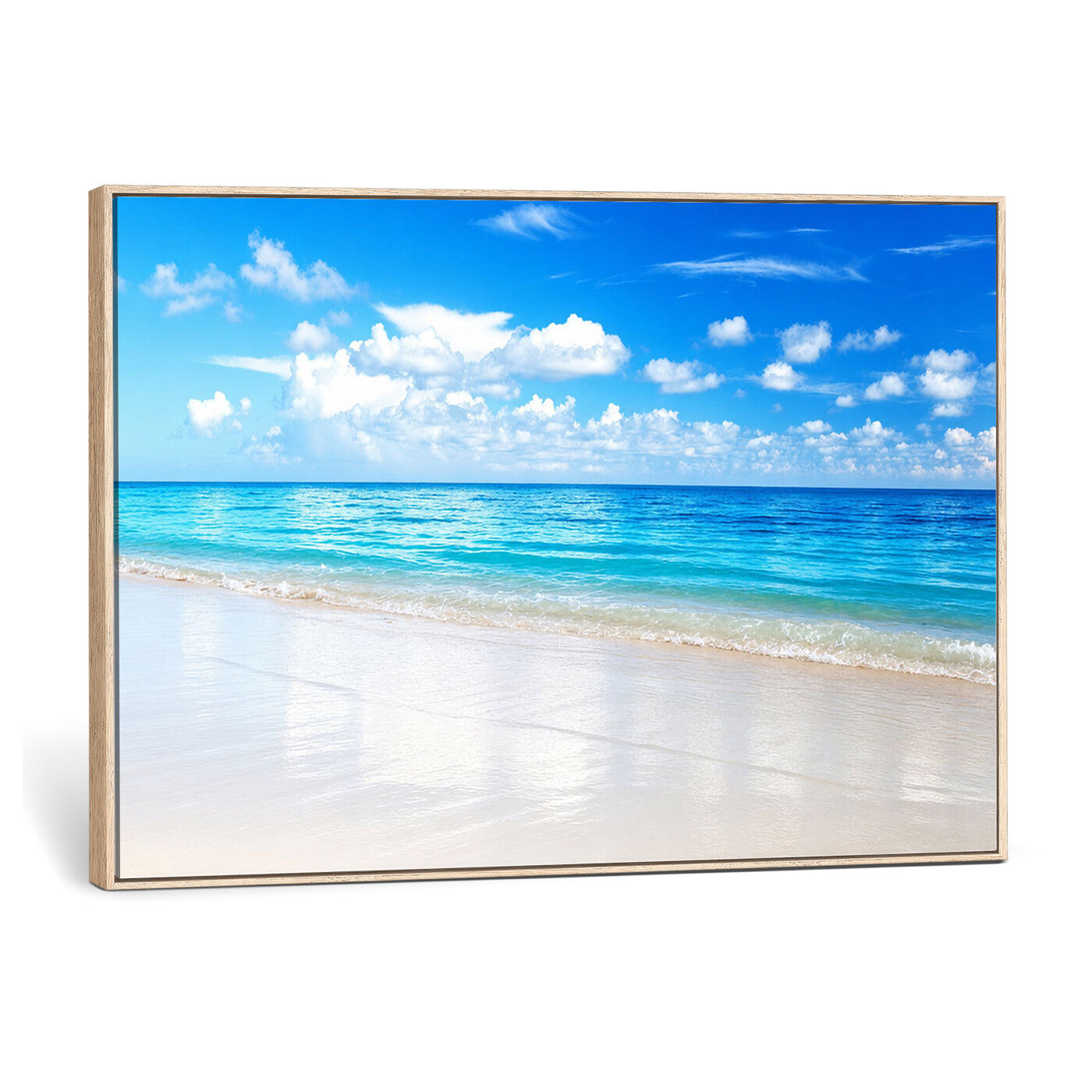 67491909-MGV-CV-36X24 - Tropical Beach Ocean Wall Art Canvas Print for Home Decor