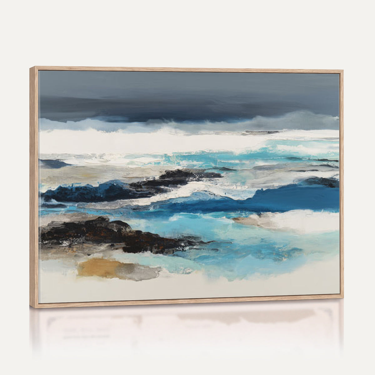 53645131-MGV-CV-36X24 - Extra Large Abstract Wall Art Canvas Print