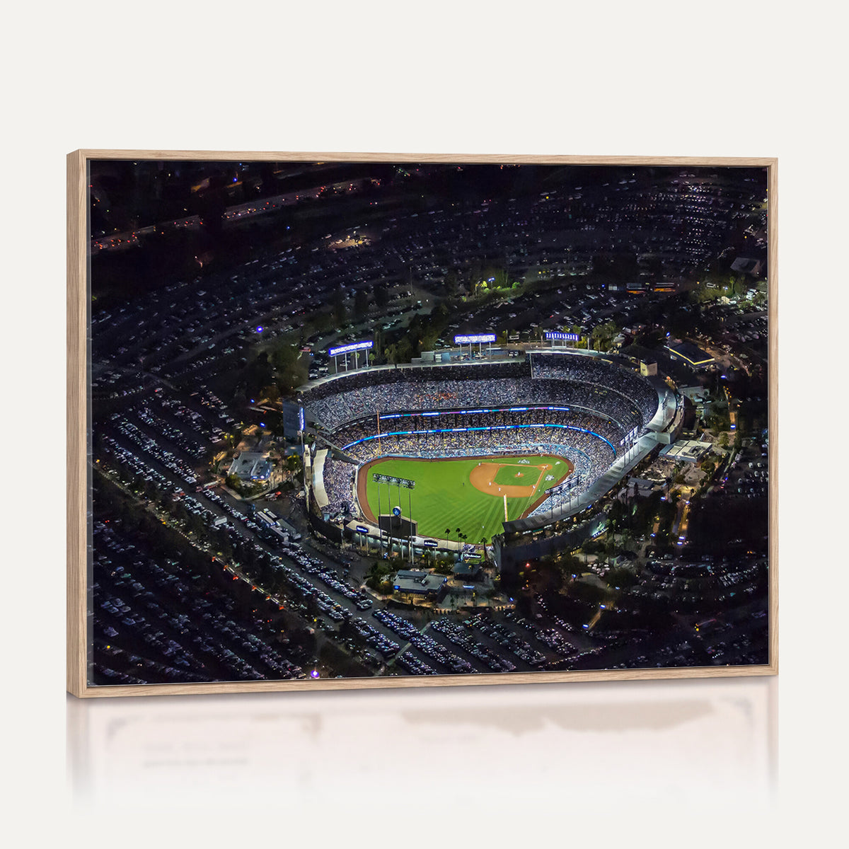 20932-MGV-CV-36X24 - Los Angeles Dodgers Dodger Stadium Wall Art Canvas Print