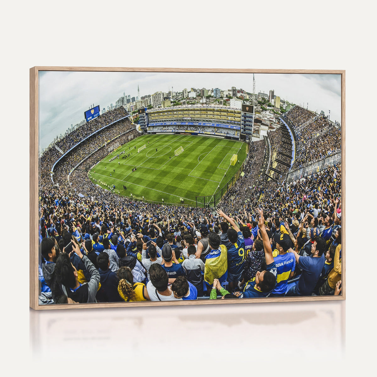 63839-MGV-CV-36X24 - Boca Juniors Soccer Team Print Wall Art, Buenos Aires Bombonera Stadium