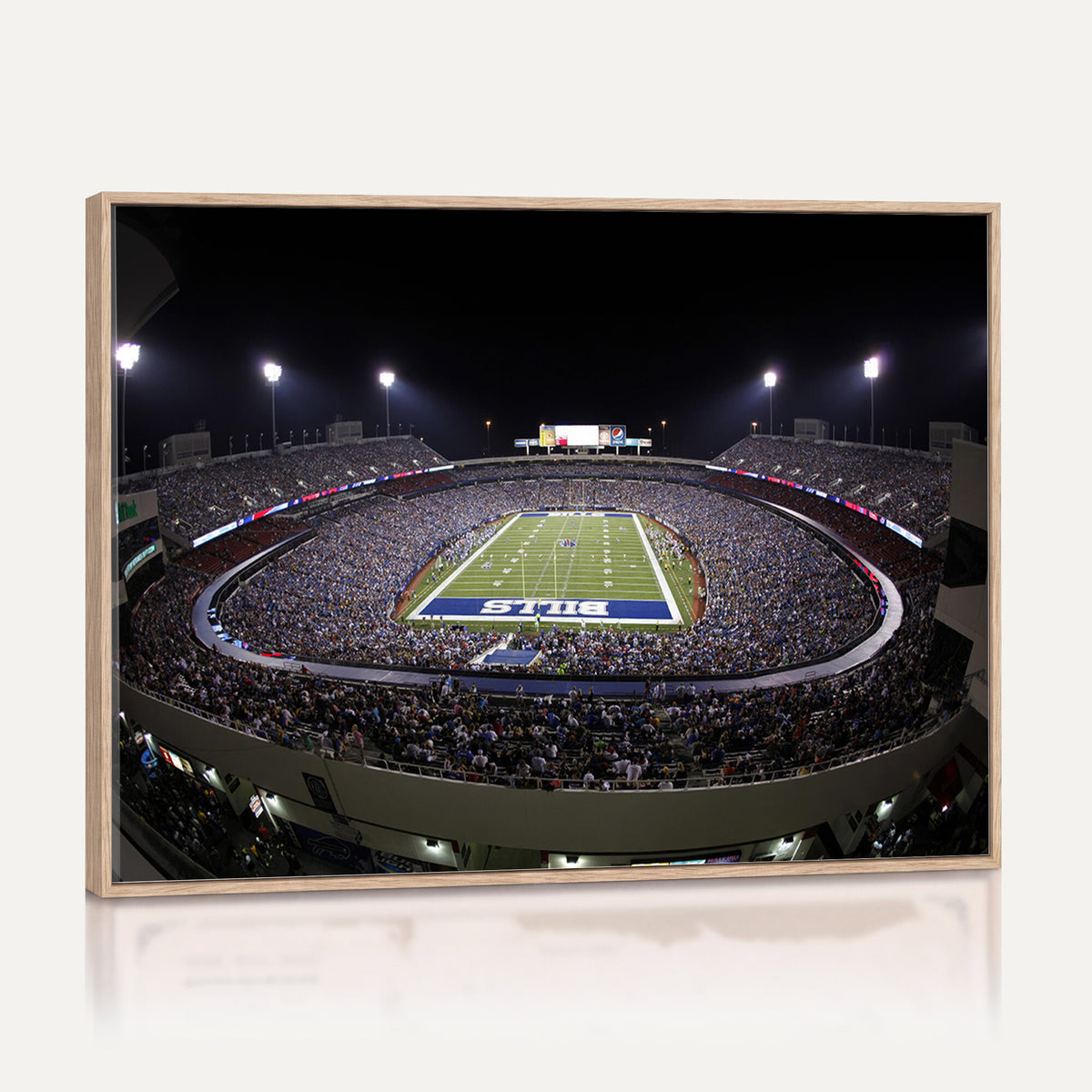 98546-MGV-CV-36X24 - Buffalo Bills NFL Football Team Print, Buffalo Highmark Stadium Wall Art