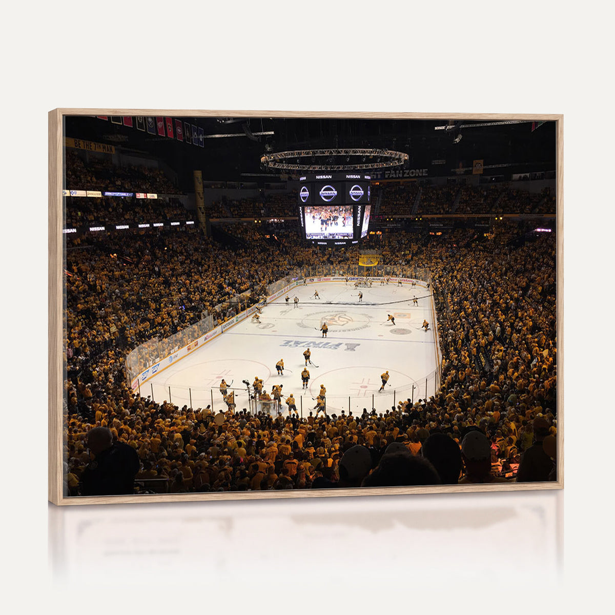 99407-MGV-CV-36X24 - Bridgestone Arena - Nashville Predators Hockey Team Print - Nashville Wall Art Canvas Print