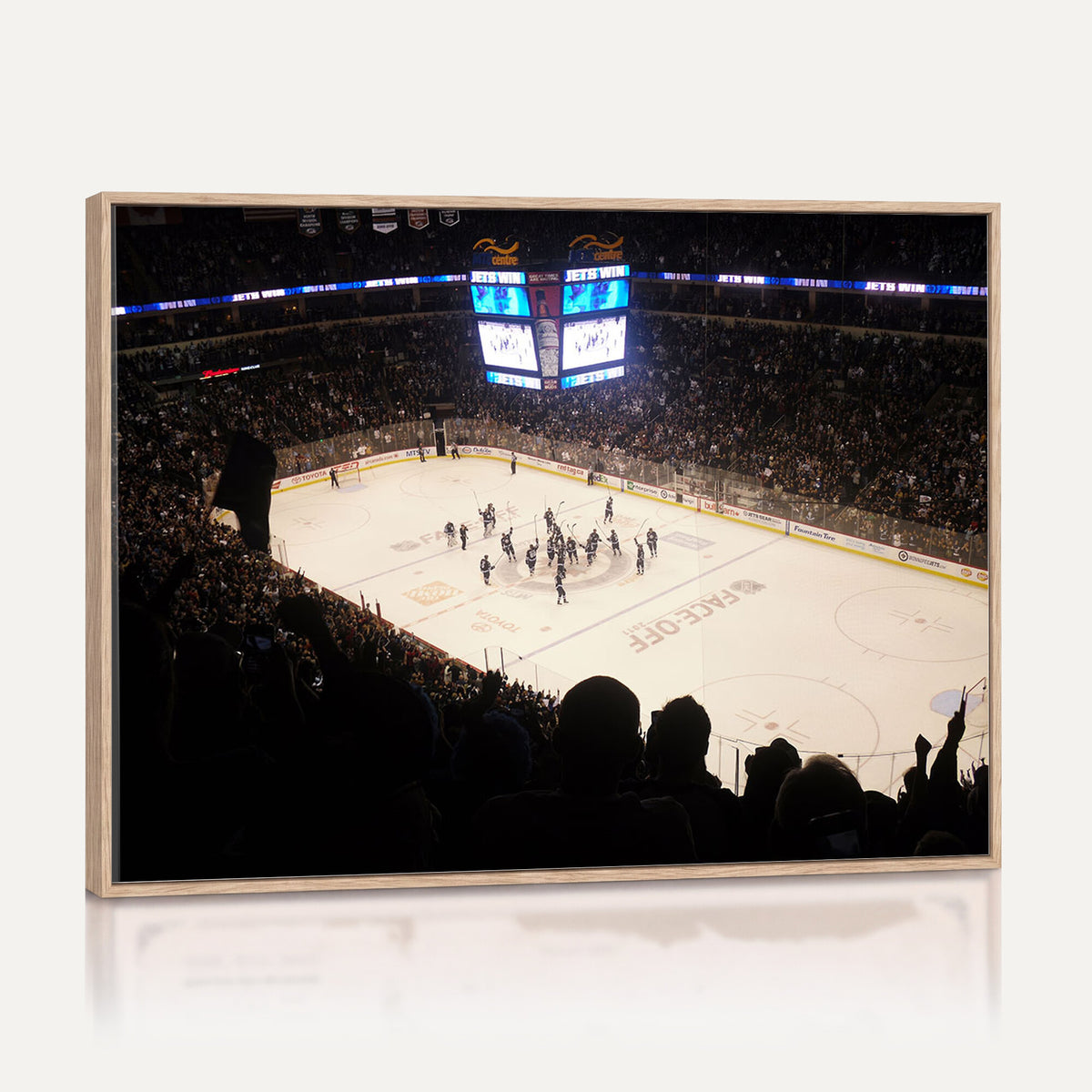 22497-MGV-CV-36X24 - Canada Life Centre Wall Art | Winnipeg Jets Hockey Team Print Canvas | Ready to Hang | Winnipeg Wall