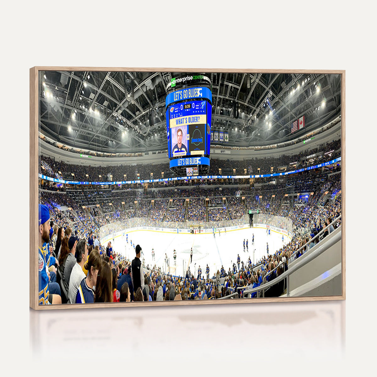 55708-MGV-CV-36X24 - Enterprise Center, Missouri St. Louis Blues Ice Hockey