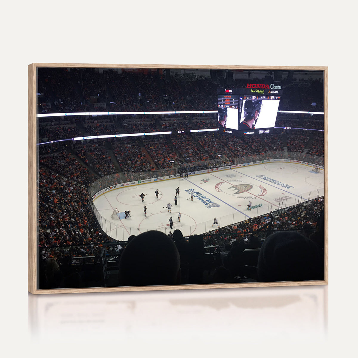 24634-MGV-CV-36X24 - Honda Center California Anaheim Ducks Hockey Stadium Wall Art