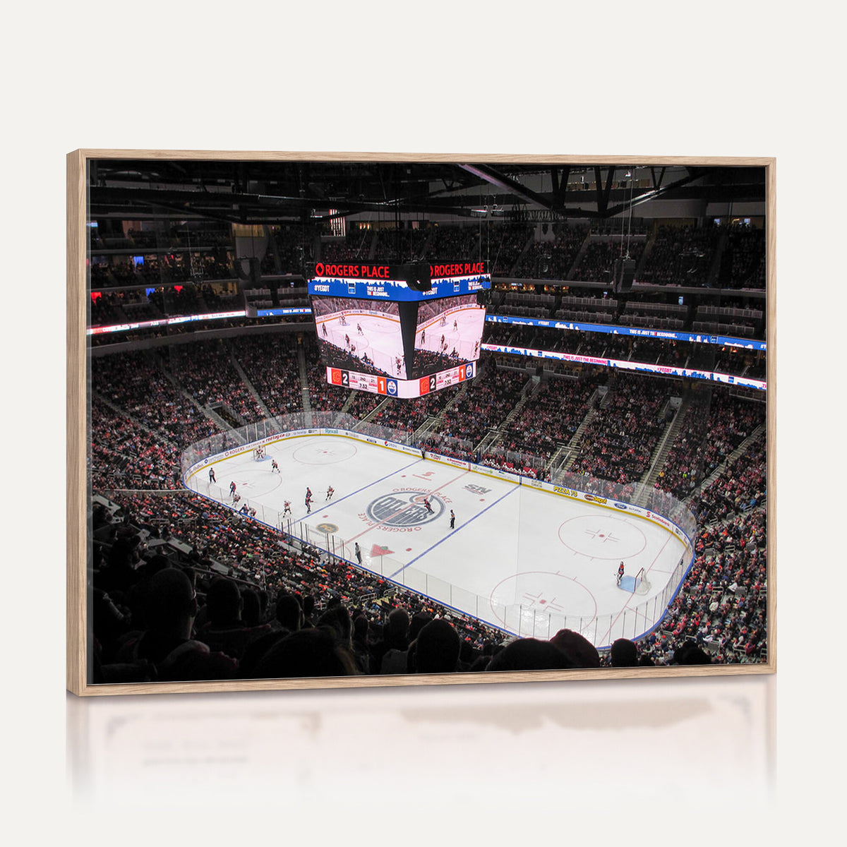 71180-MGV-CV-36X24 - Rogers Place Edmonton Oilers Ice Hockey Stadium Wall Art