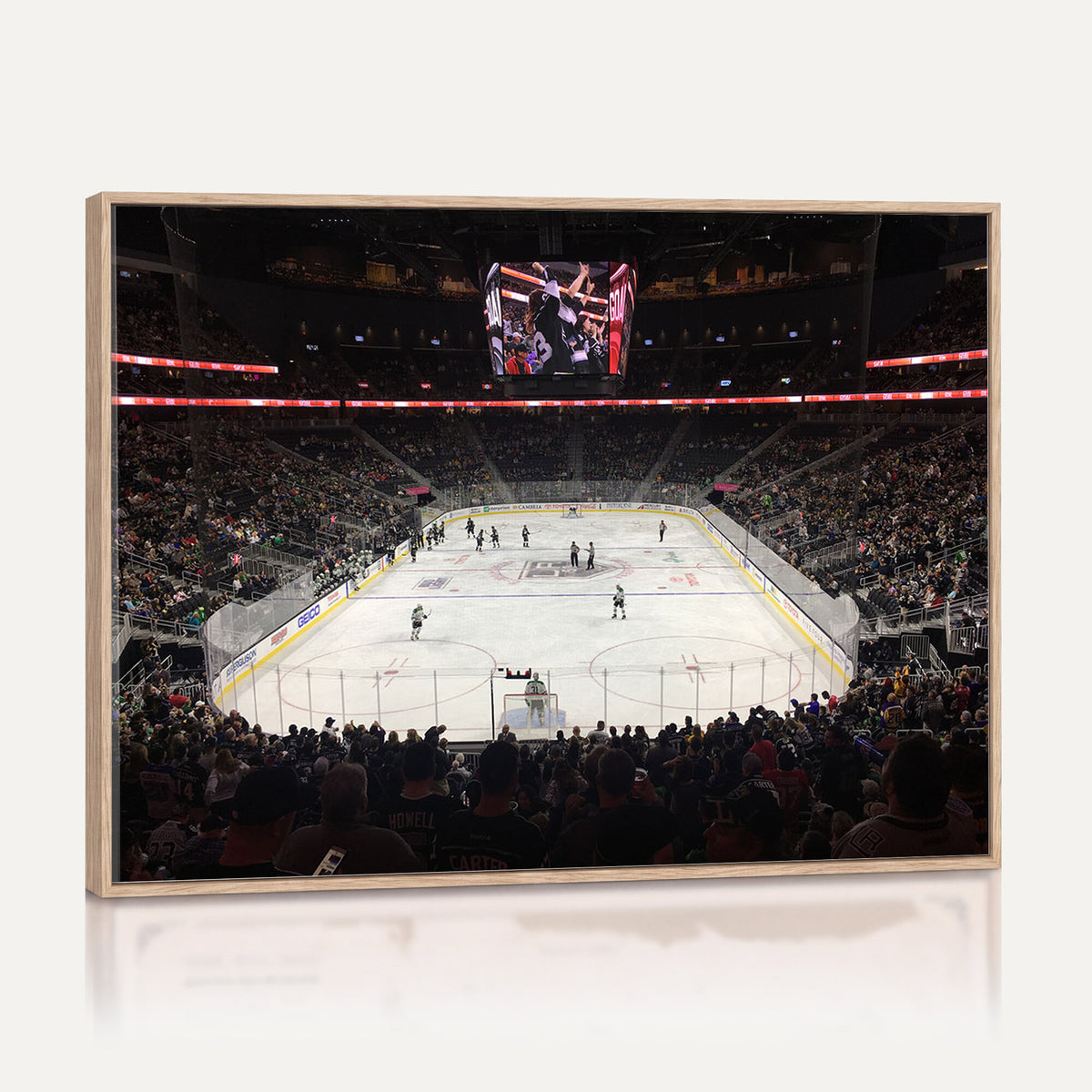 14802-MGV-CV-36X24 - T Mobile Arena Paradise Nevada Vegas Golden Knights Ice Hockey Stadium