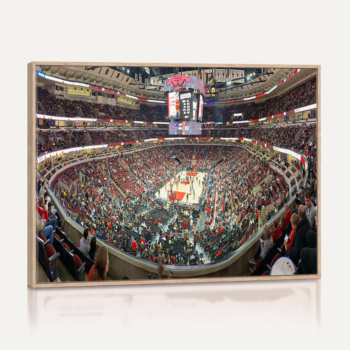 43481-MGV-CV-36X24 - United Center Chicago Bulls Stadium Wall Art Canvas Print