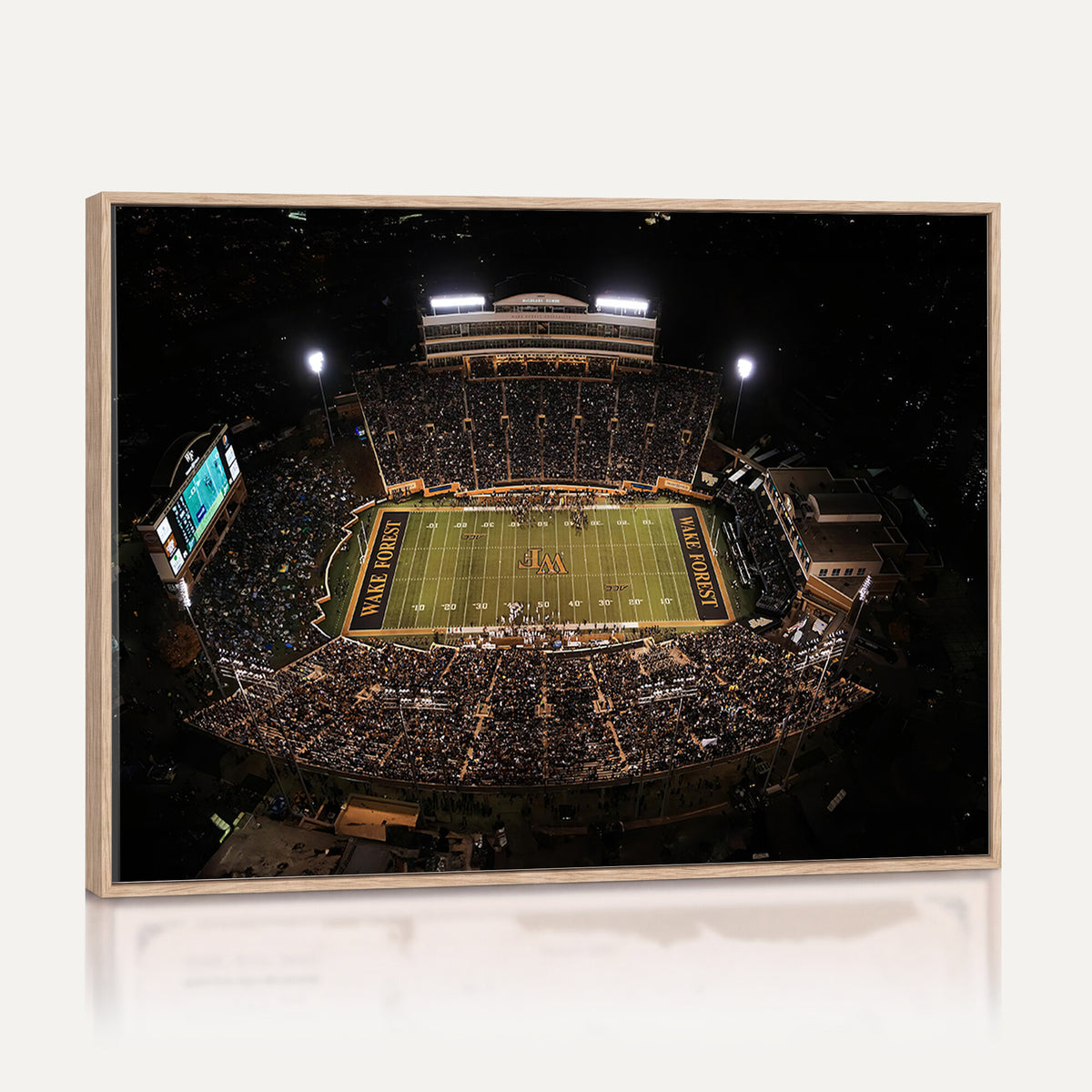 20605-MGV-CV-36X24 - Wake Forest University Demon Deacons Canvas Print, Football Team Wall Art