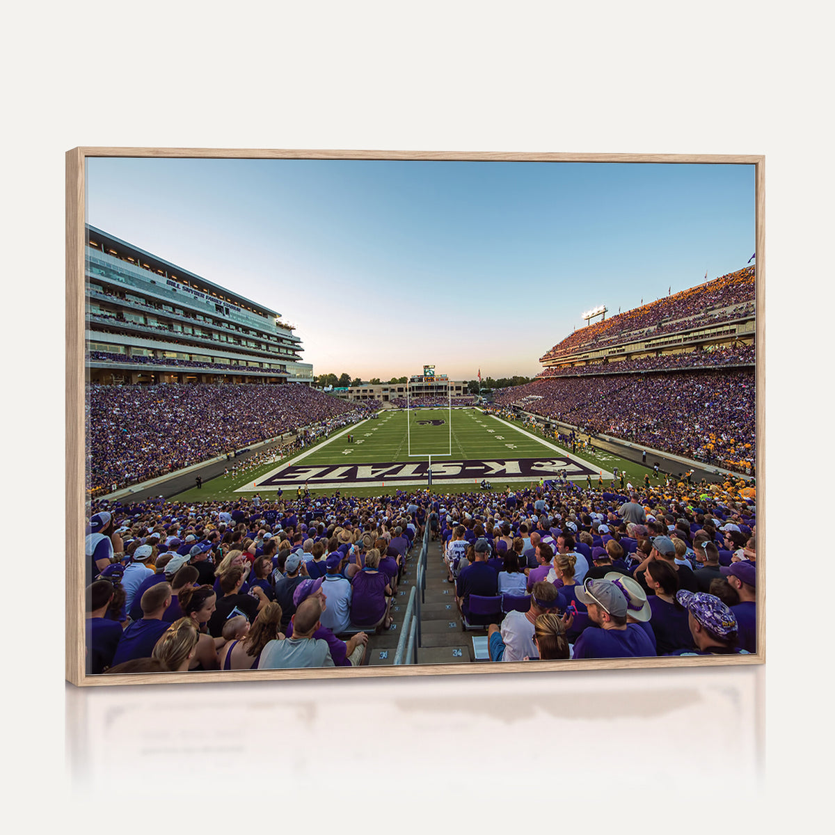 82792-MGV-CV-36X24 - Kansas State University Wildcats Football Team Print - Manhattan Bill Snyder Family Football Stadium