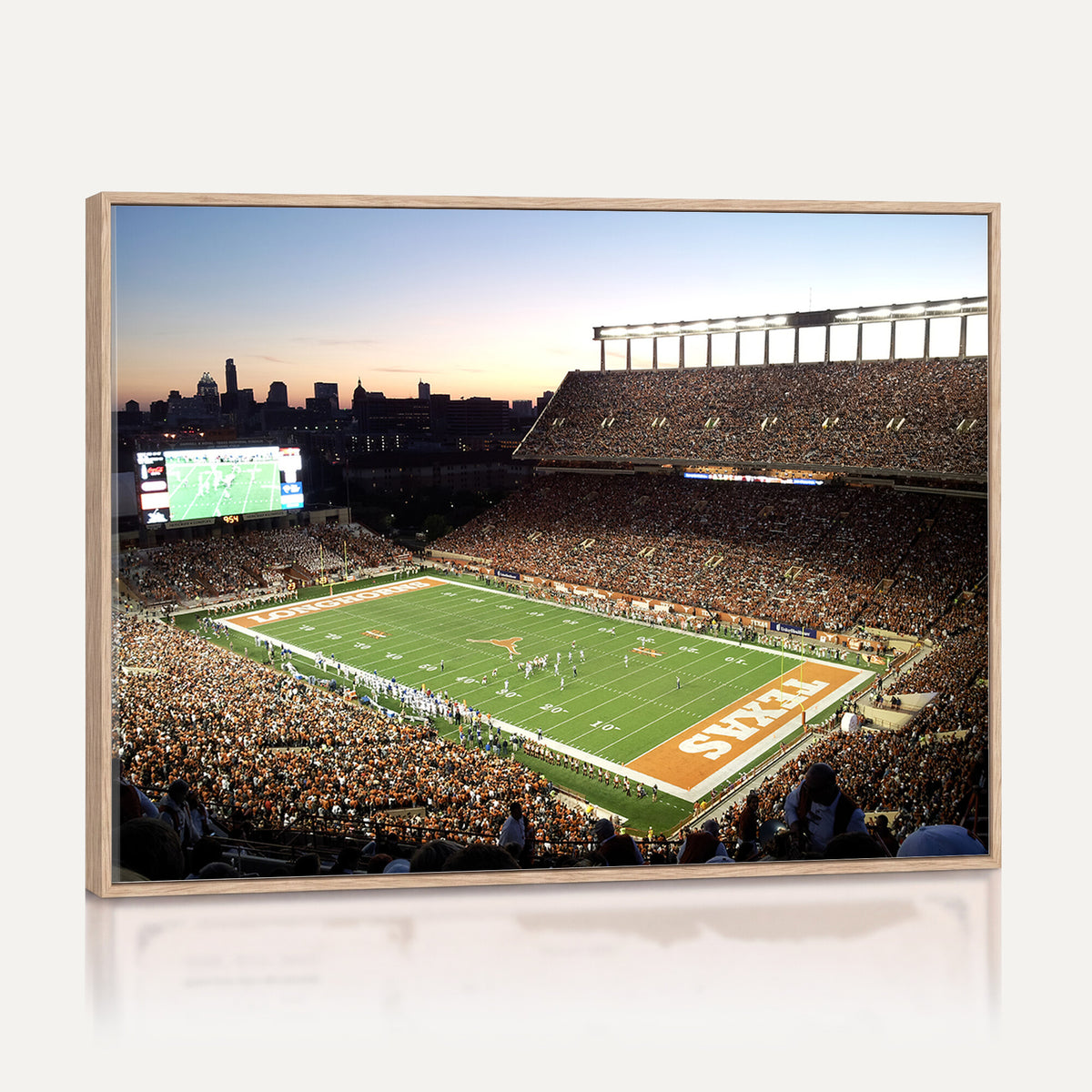 11455-MGV-CV-36X24 - Darrell K Royal-Texas Memorial Stadium Canvas Wall Art - Texas Longhorns Football Match