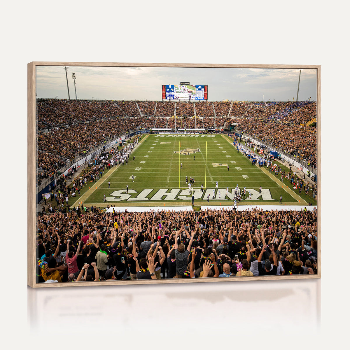 38659-MGV-CV-36X24 - UCF Knights Football Team Print - Orlando FBC Mortgage Stadium Canvas Print