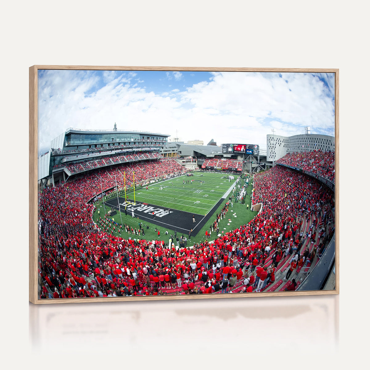 54070-MGV-CV-36X24 - Cincinnati Bearcats Football Team Print - Nippert Stadium Wall Art Canvas Print