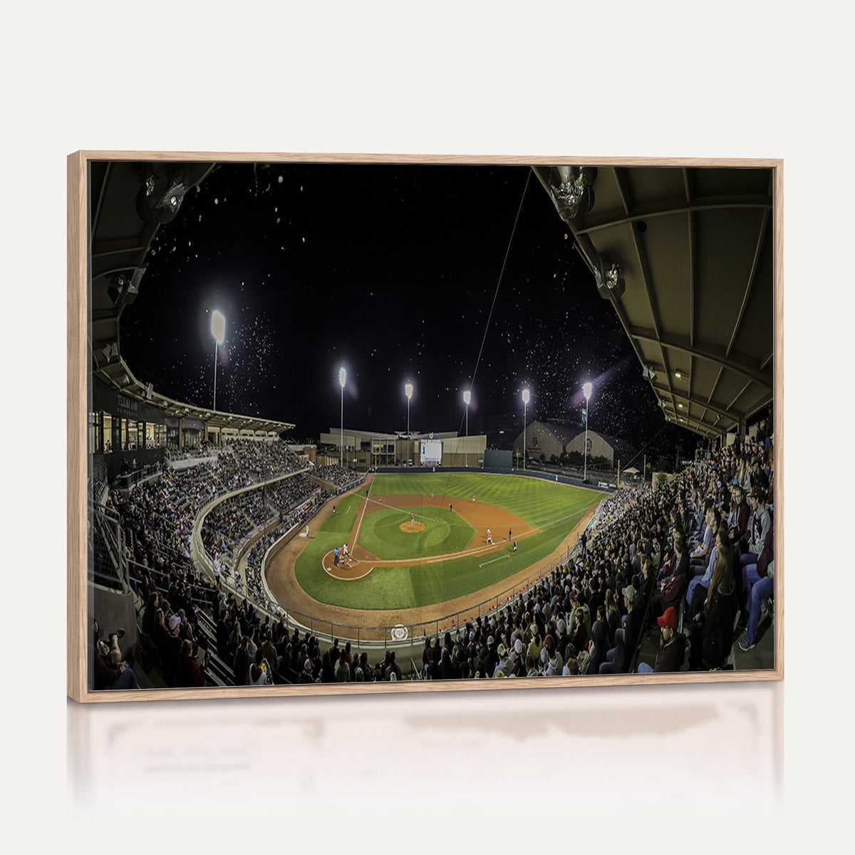 10262-MGV-CV-36X24 - Olsen Field at Blue Bell Park - Texas A&M Aggies Baseball Stadium Wall Art Canvas Print