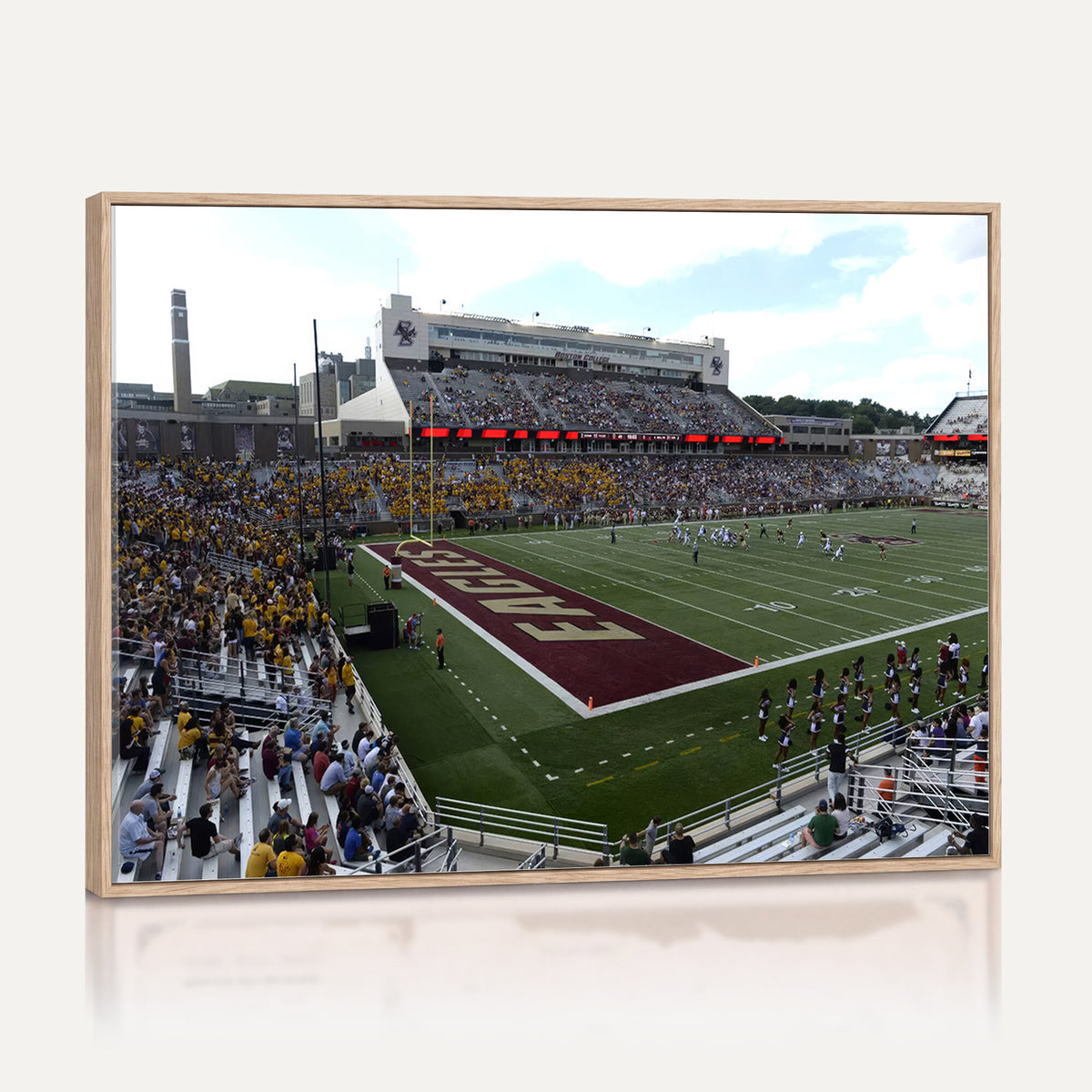 61503-MGV-CV-36X24 - Boston College Eagles Football Team Print - Boston Alumni Stadium Wall Art Canvas Print