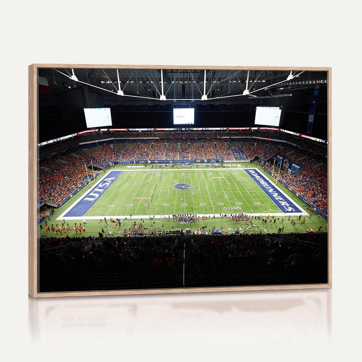 98617-MGV-CV-36X24 - The University of Texas at San Antonio Roadrunners Football Team Print, San Antonio Alamodome