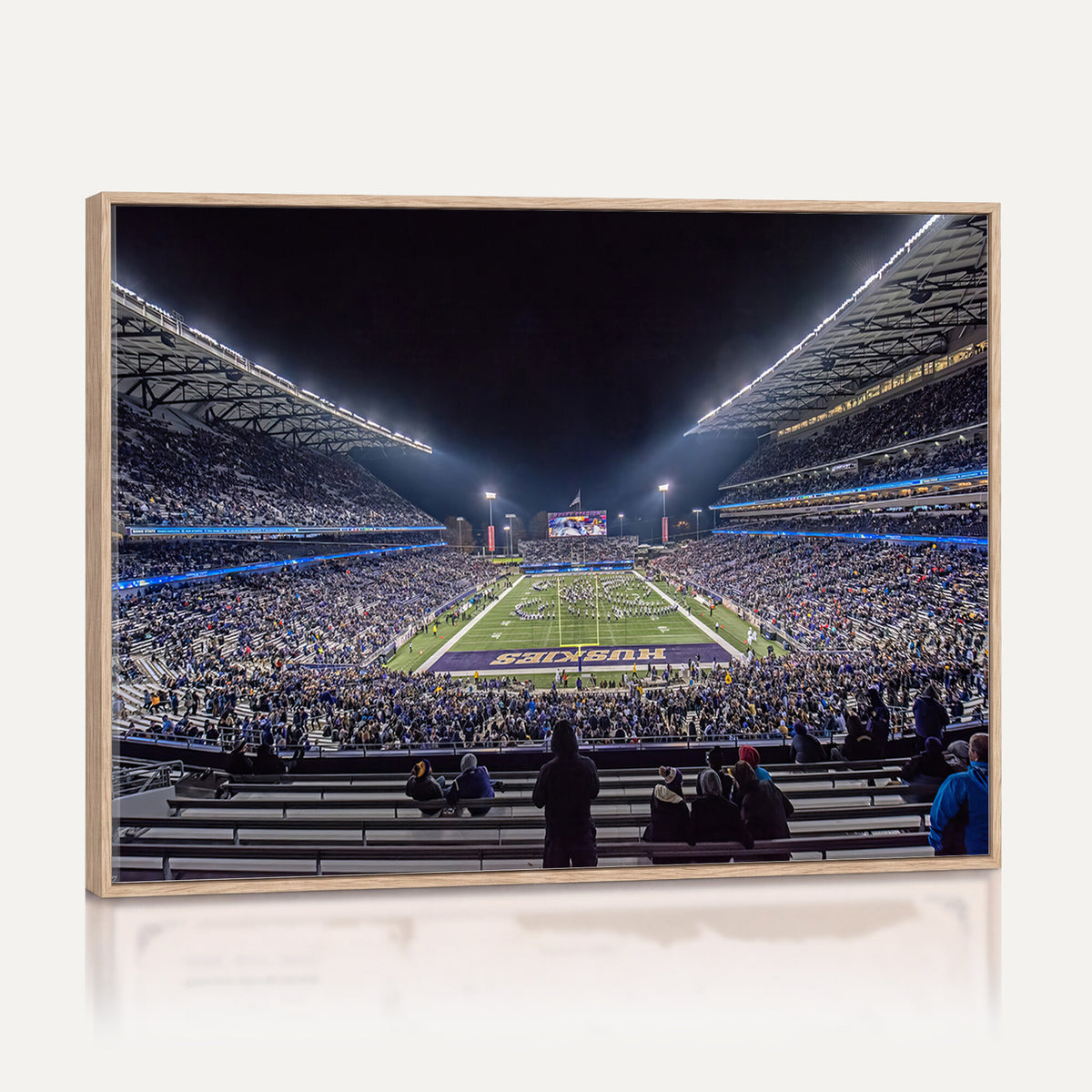85780-MGV-CV-36X24 - The University of Washington Huskies Football Team Print, Extra Large Game Room Wall Decor