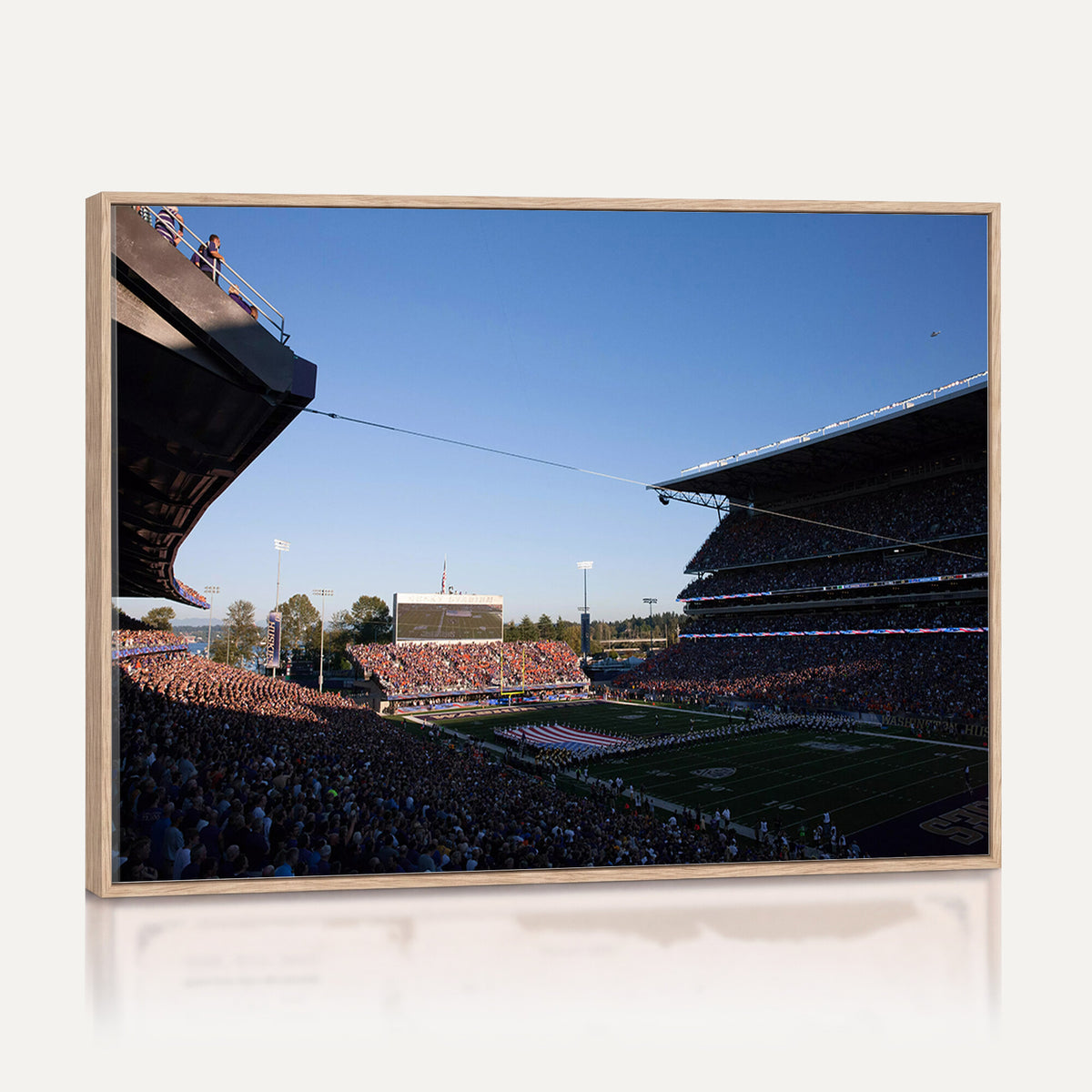 55028-MGV-CV-36X24 - The University of Washington Huskies Football Team Print