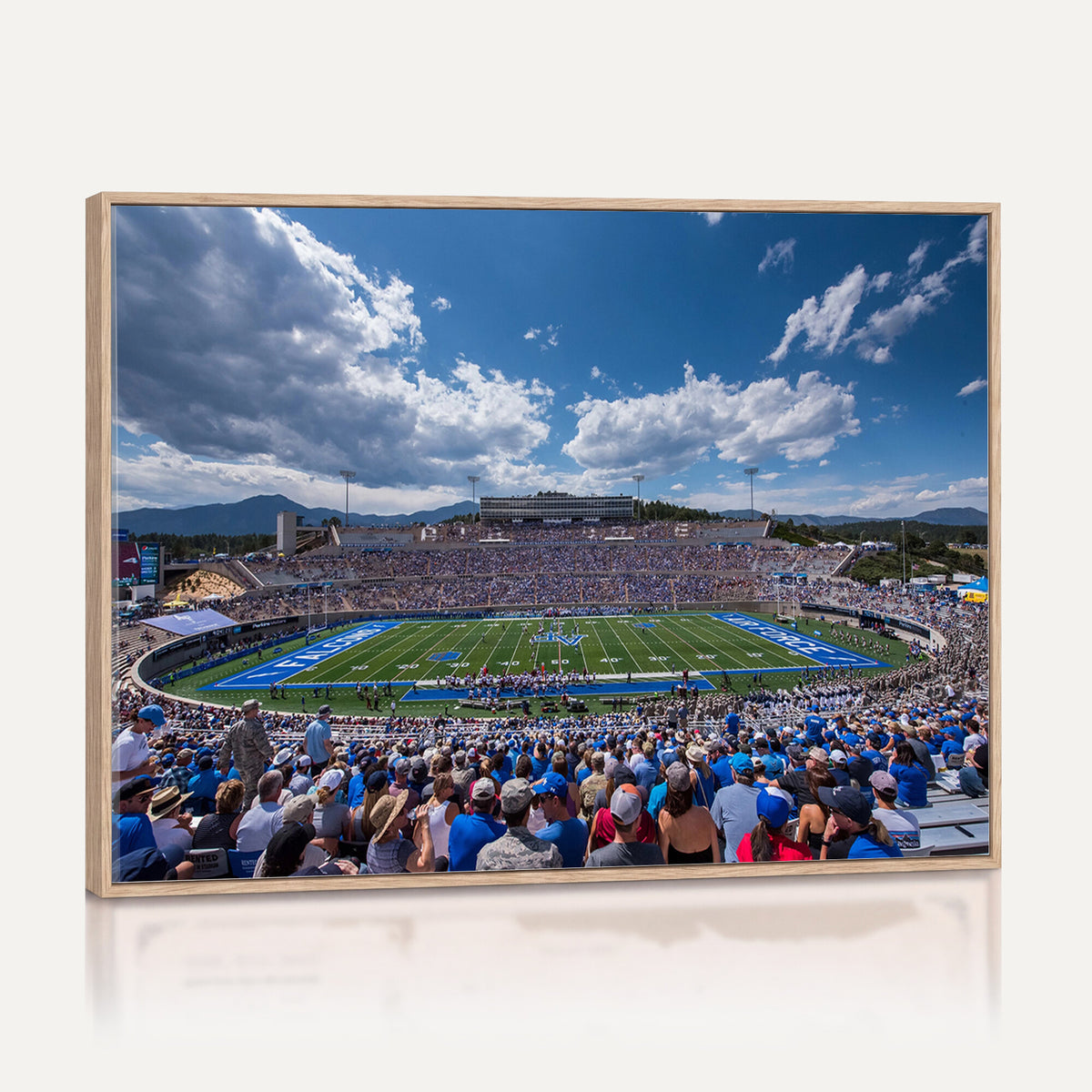 59281-MGV-CV-36X24 - Air Force Falcons Football Team Print, Colorado Springs