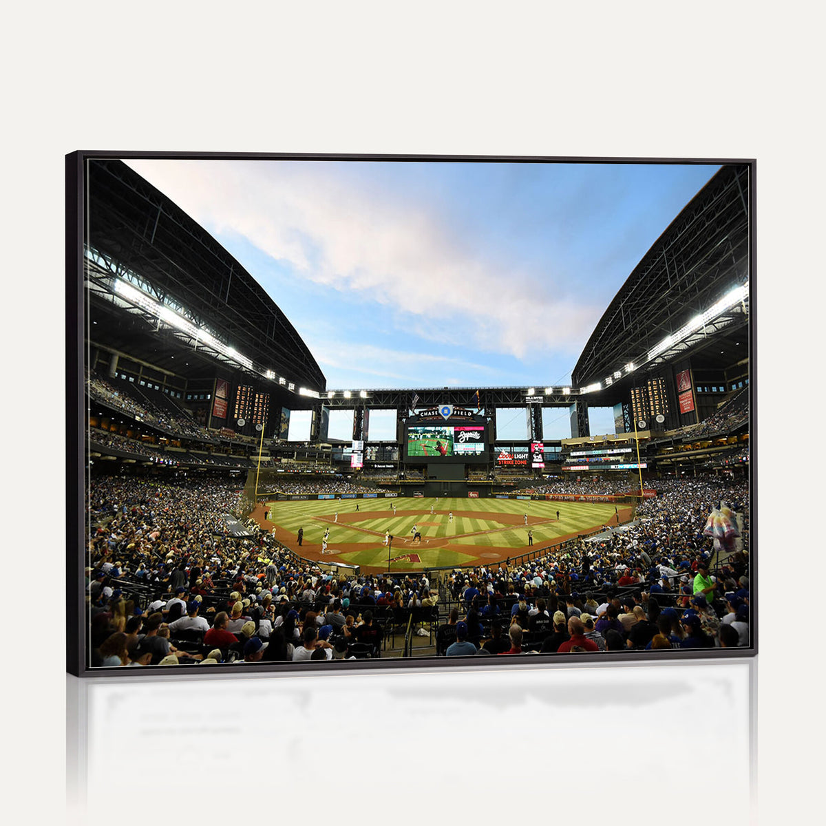 92672-MGV-CV-36X24 - Arizona Diamondbacks Team Print - Phoenix Chase Field
