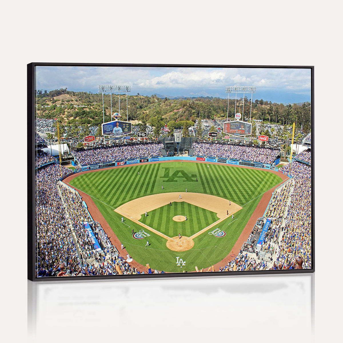 34760-MGV-CV-36X24 - Citi Field Wall Art Print | 3-Panel New York Mets Baseball Stadium Canvas Print