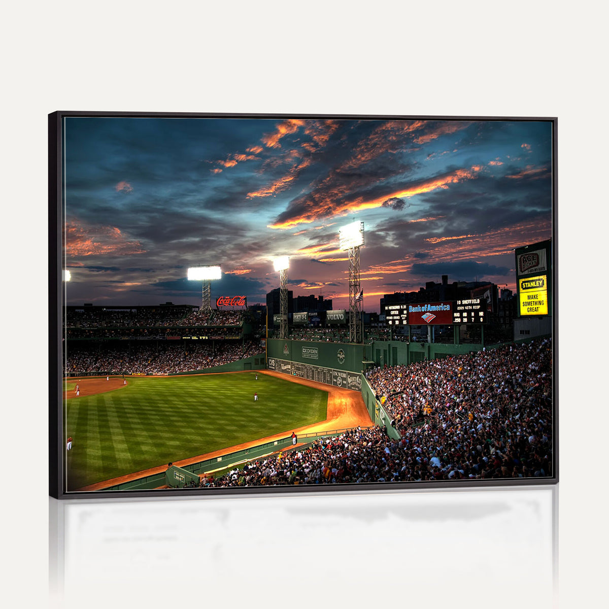 66781-MGV-CV-36X24 - Fenway Park Boston Massachusetts Stadium Wall Art Canvas Print