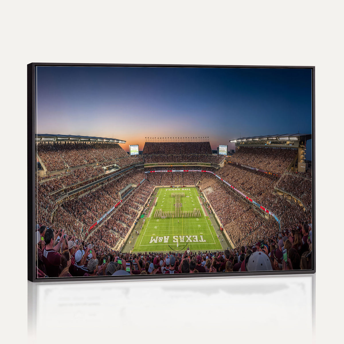 17421-MGV-CV-36X24 - Kyle Field Wall Art Print | Large Texas A&M Aggies Football Canvas Print for Sports Enthusiasts |