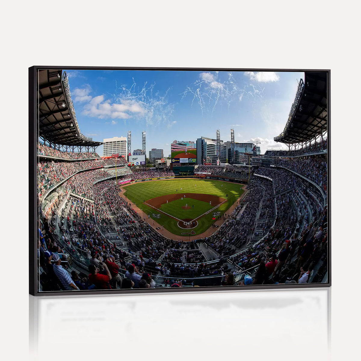 78608-MGV-CV-36X24 - Truist Park Stadium Canvas Wall Art, Atlanta Braves Game Day Decor